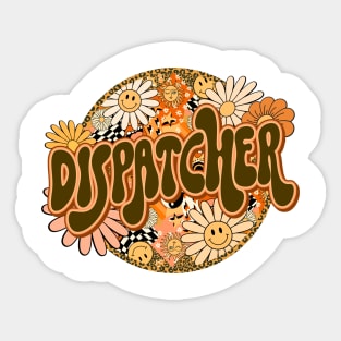 Retro 911 Dispatcher Vintage Design Sticker